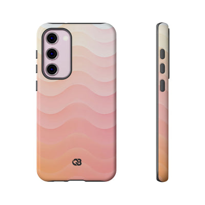 Blush Horizon Waves · Tough Phone Case for Samsung · Pink