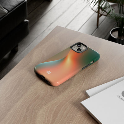 Radiant Contour · Tough Phone Case for iPhone · Orange