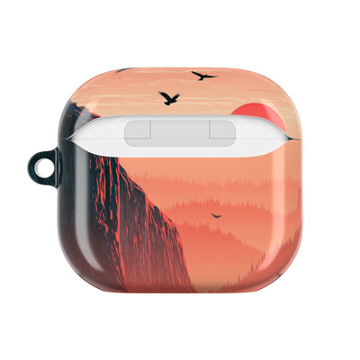 Canyon Dusk · Hard Case for AirPods & AirPods Pro · Orange