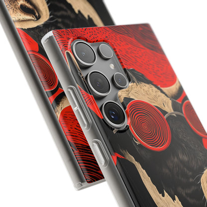 Hypnotischer Kuh Samsung S24 Ultra Case - Soft