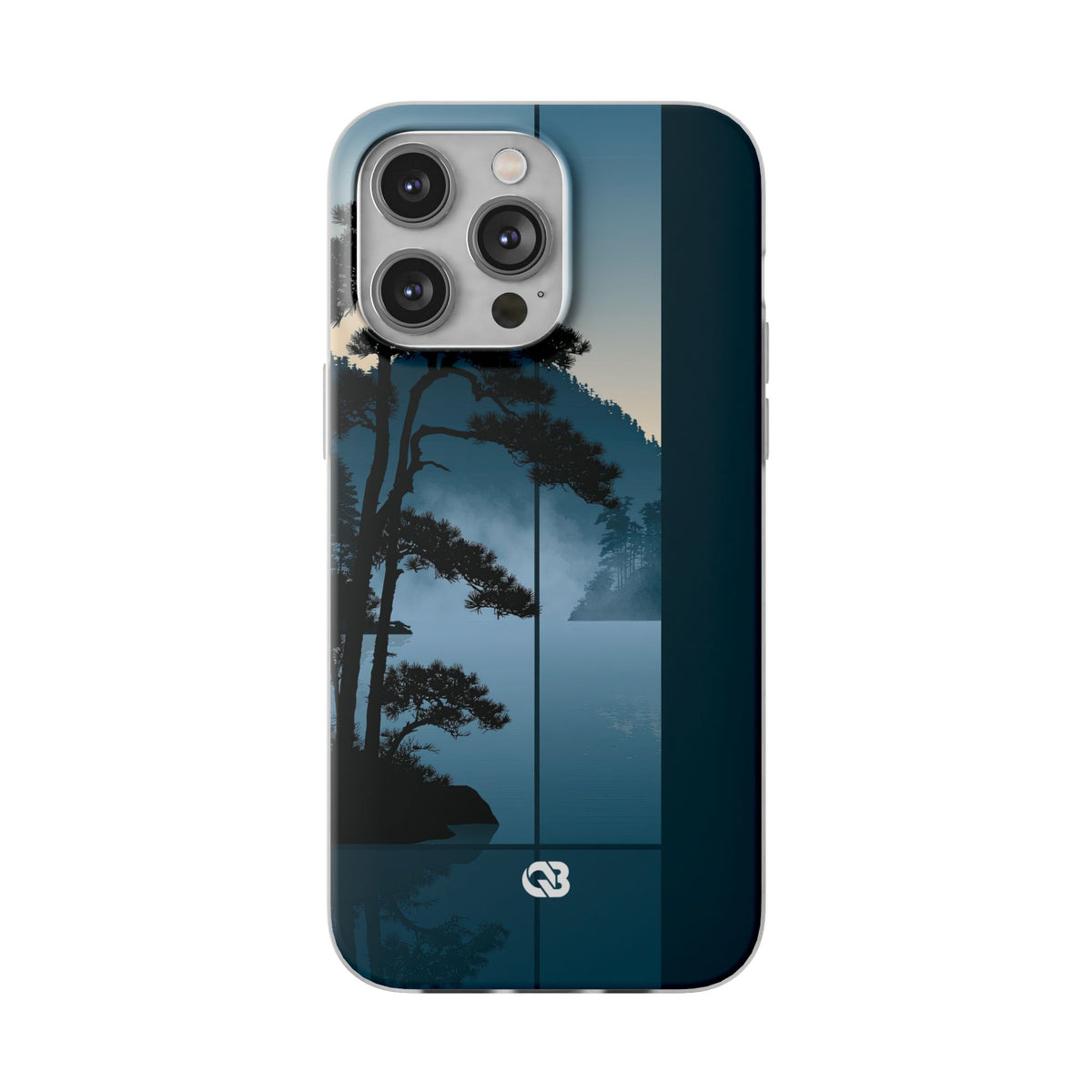 Misty Pine Horizon · Lite Phone Case for iPhone ·  Teal