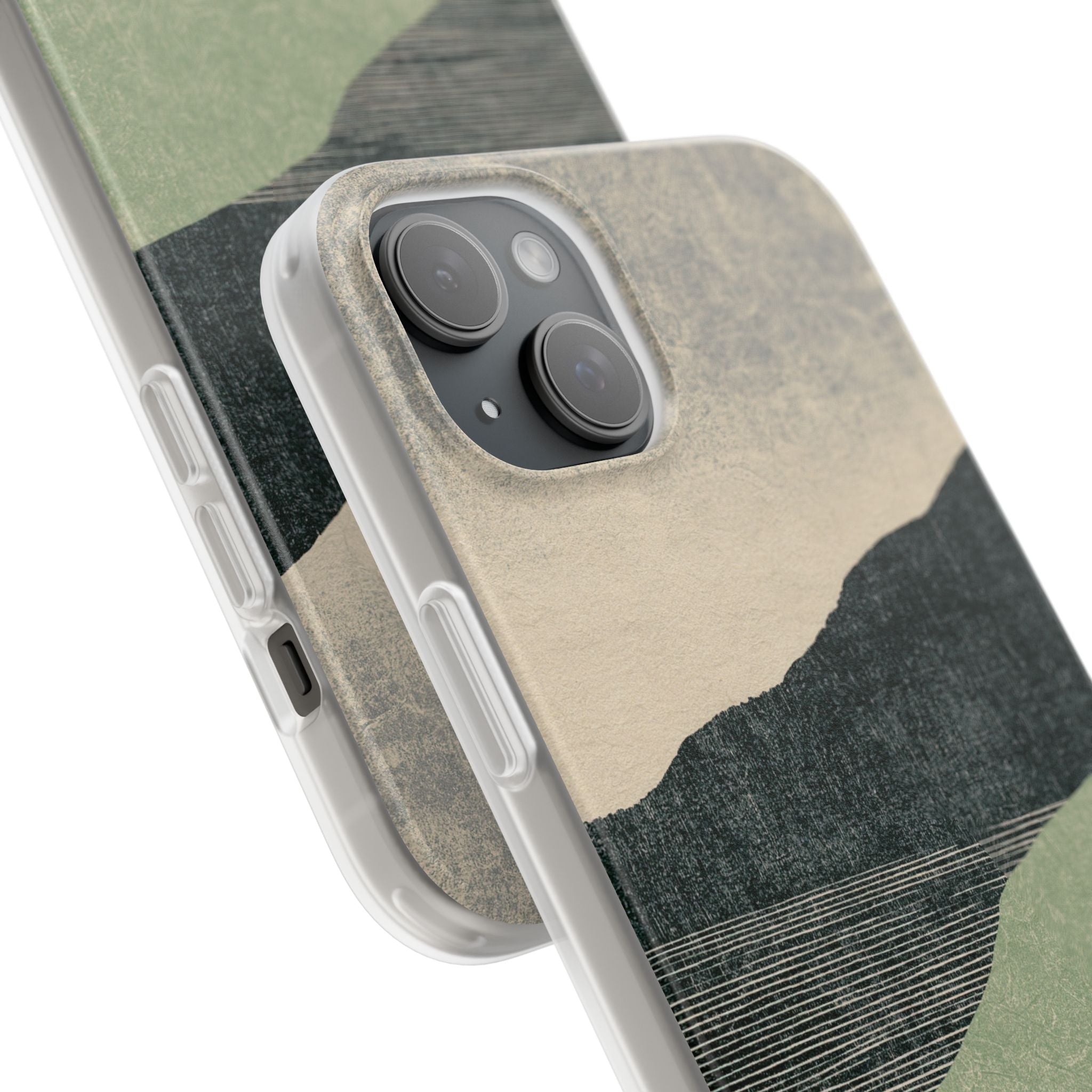 Green Lite Phone Case for iPhone - Moss Ridge Grain