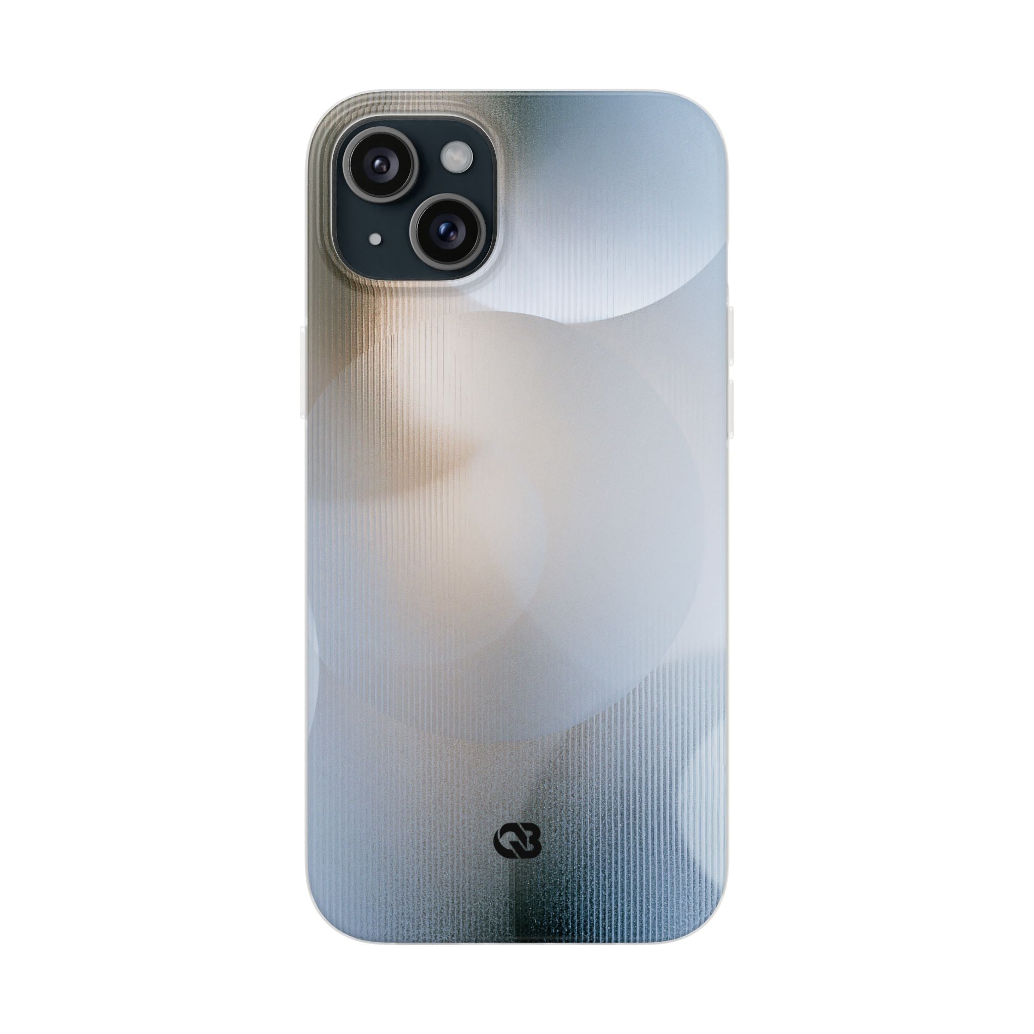 White Lite Phone Case for iPhone - Frosted Ribbed Sphere