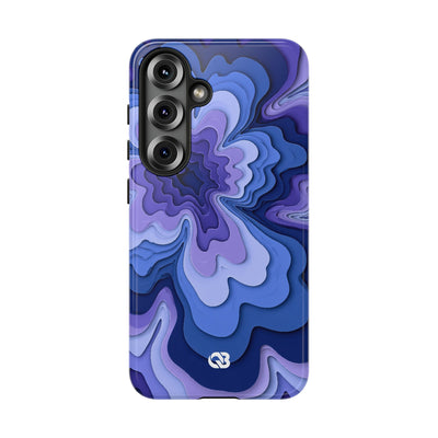 Periwinkle Strata Bloom · Tough Phone Case for Samsung · Purple