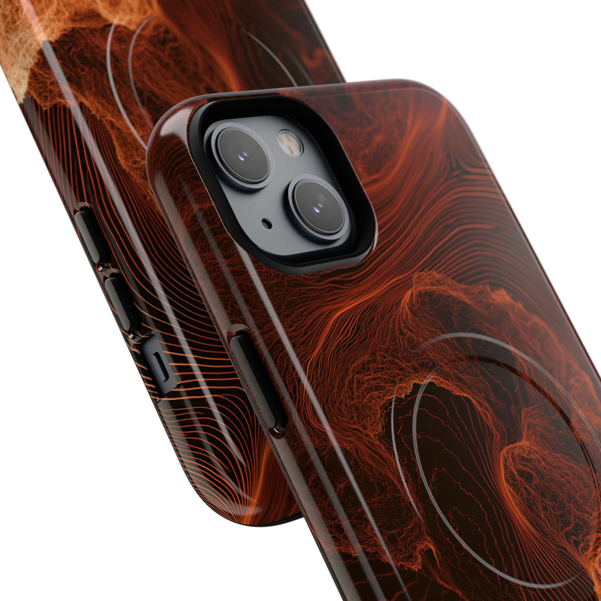 Amber Filament · Tough 2.0 Magnetic Phone Case for iPhone · Orange
