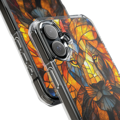 Amber Glass Lion · Impact Phone Case for iPhone · Magsafe