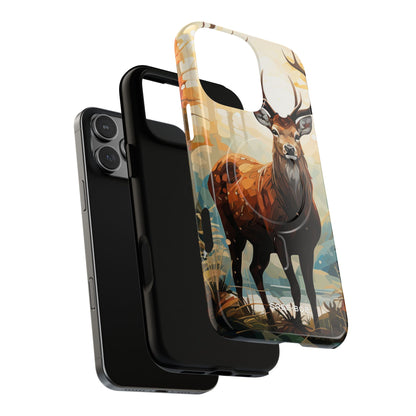 Glowing Stag iPhone 16 Pro Max Case - Tough+ - CASE•BOB