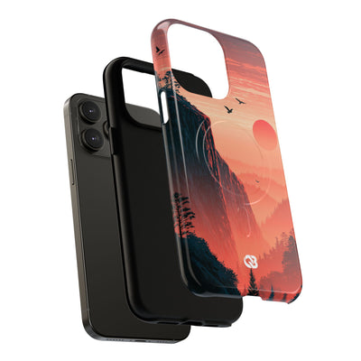 Orange Tough 2.0 Magsafe Phone Case for iPhone - Crimson Ridge Flight