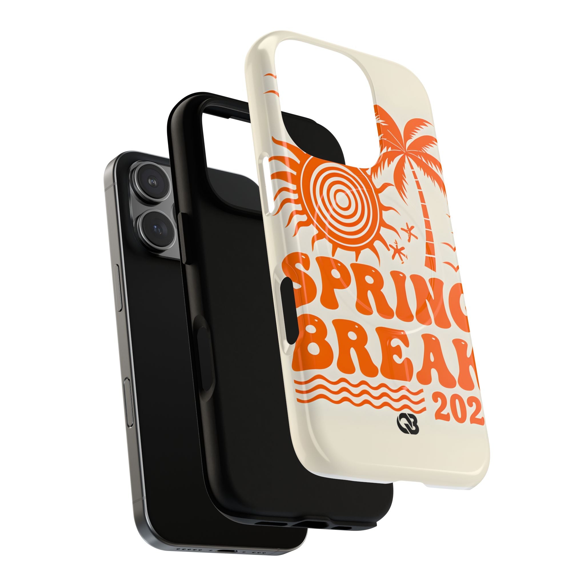 Retro Orange Tide · Tough+ Capa para iPhone · Magsafe