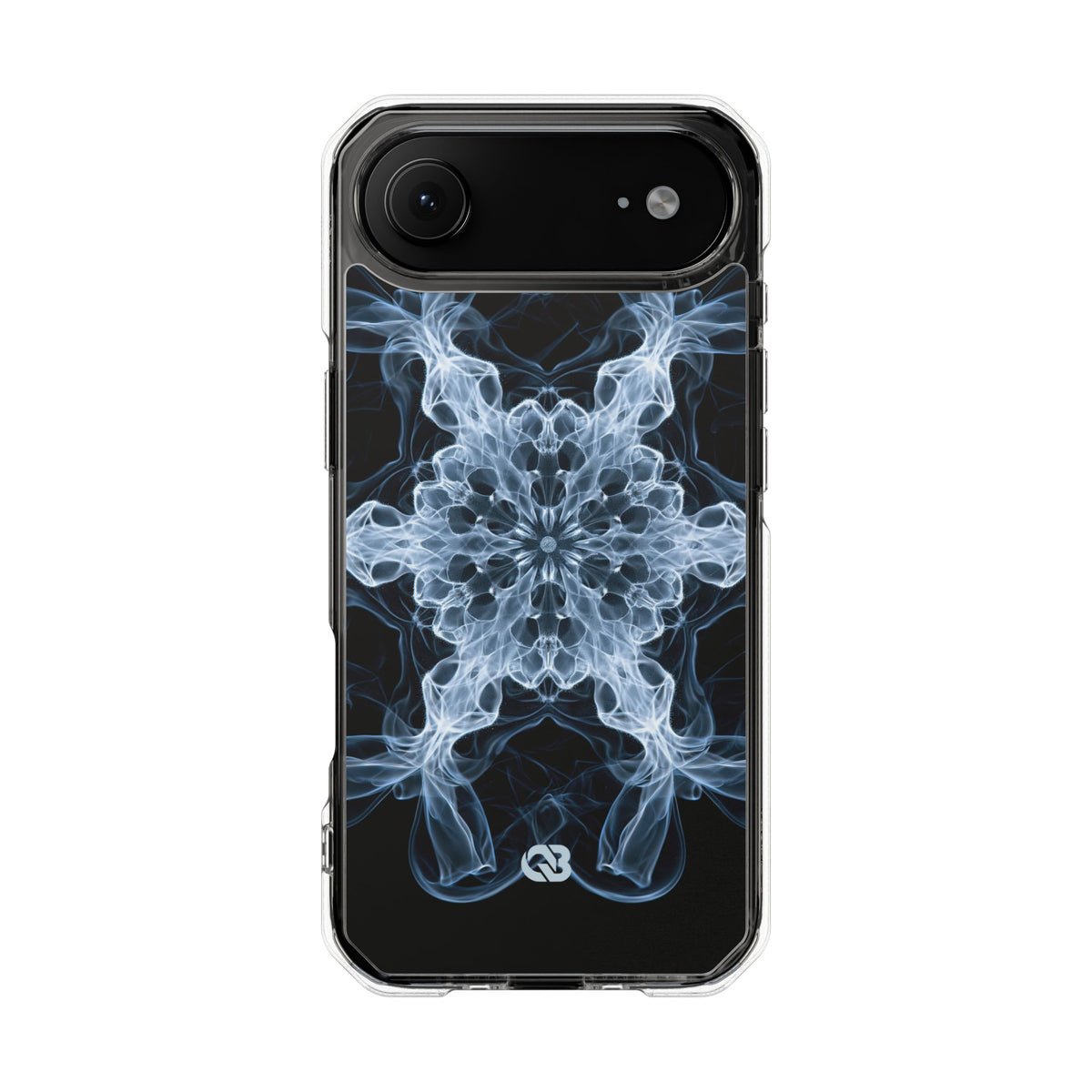 Orbital Radial Nebula · Clear Impact Magnetic Phone Case for iPhone ·  Black