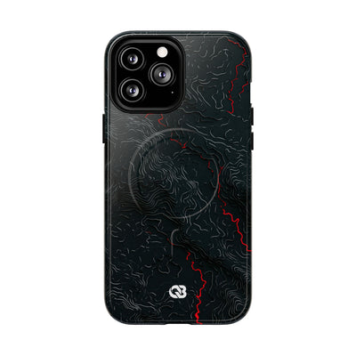 Crimson Rift · Tough 2.0 Magnetic Phone Case for iPhone · Black