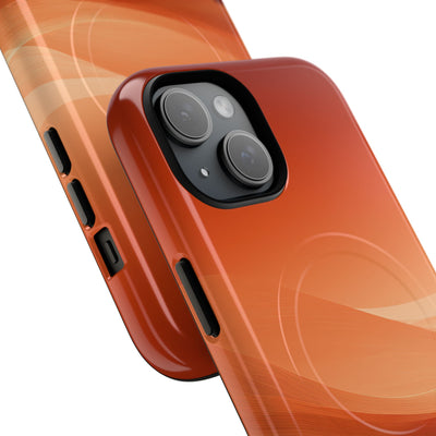 Orange Tough 2.0 Magsafe Phone Case for iPhone - Crimson Dune Gradient