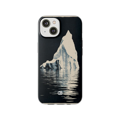 Blue Lite Phone Case for iPhone - Frozen Navy Monolith