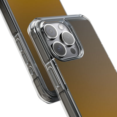 Golden Umber · Clear Impact Magnetic Phone Case for iPhone · Gold