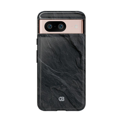 Black Tough Phone Case for Google Pixel - Midnight Slate Ridge
