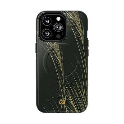 Golden Whispering Reeds · Tough 2.0 Magnetic Phone Case for iPhone · Green