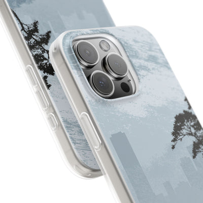 Grey Lite Phone Case for iPhone - Steel Slate Zen