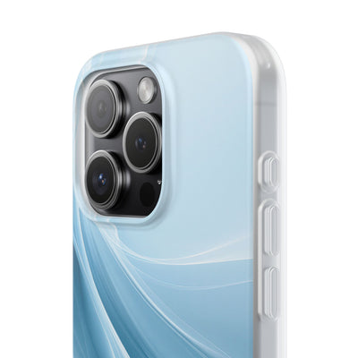 Blue Lite Phone Case for iPhone - Arctic Silk Drift