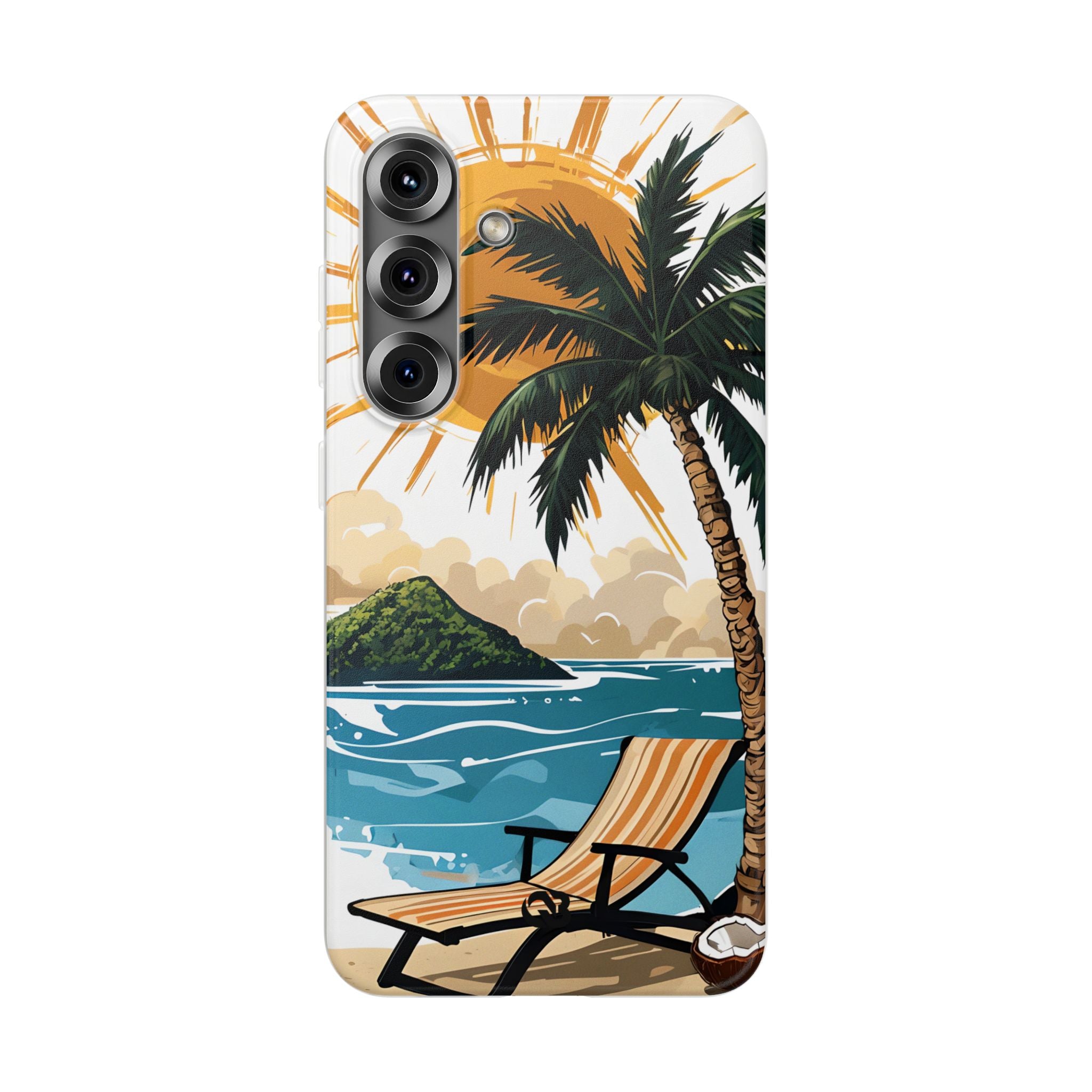 Radiant Coast Solitude · Soft Handyhülle für Samsung