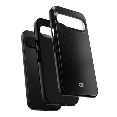 Obsidian Brushed Steel · Tough Phone Case for Pixel ·  Black