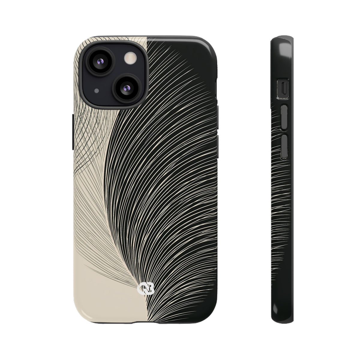 Minimal Frond Study · Tough Phone Case for iPhone · Black