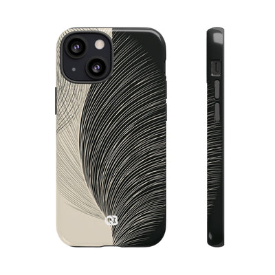 Minimal Frond Study · Tough Phone Case for iPhone · Black
