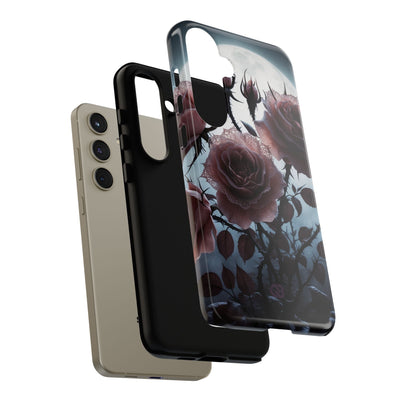 Lunar Lace Petals · Tough Coque de téléphone pour Samsung