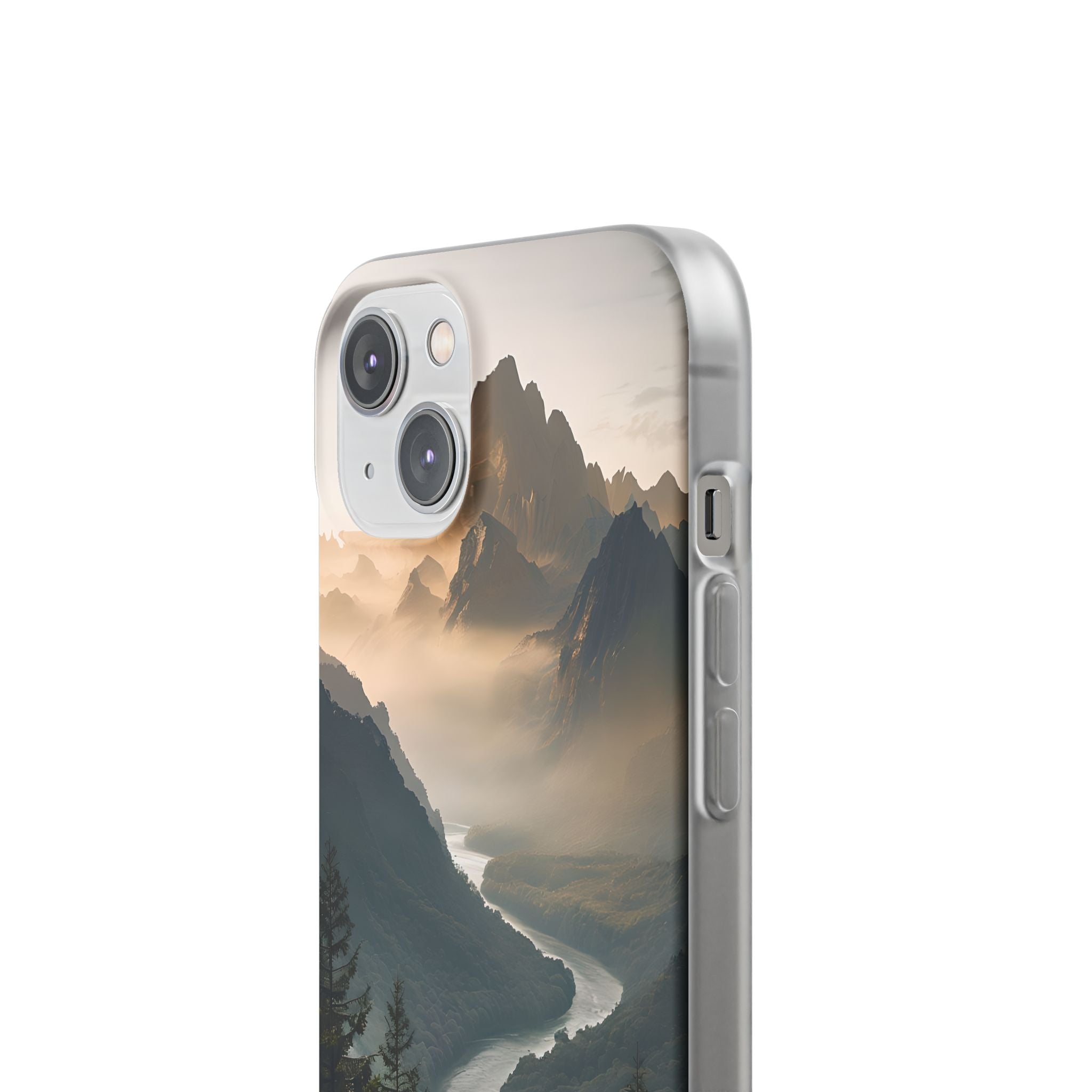 Golden Summit Valley · Soft Phone Case for iPhone