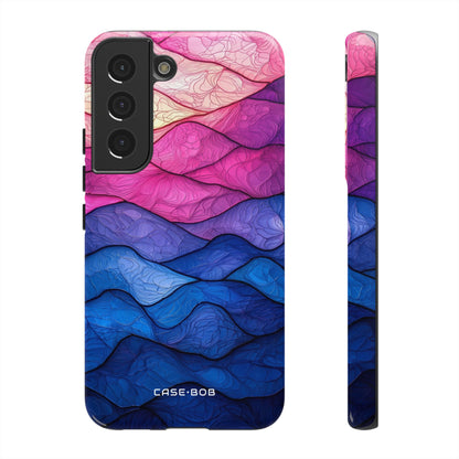 Wavy Vein Gradient Samsung S22 Case - Tough