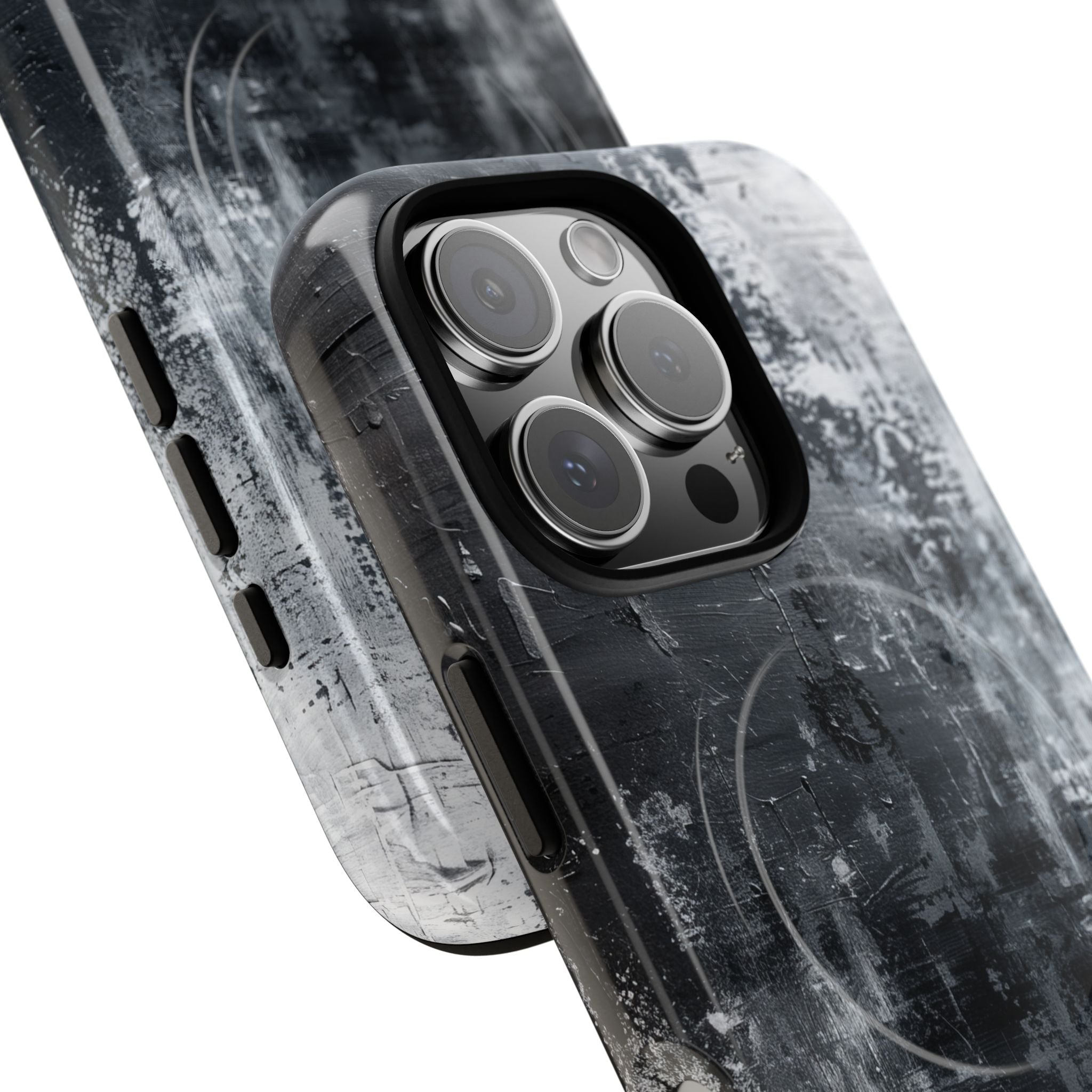 Textured Blackscape iPhone 16 Pro Case - Tough+