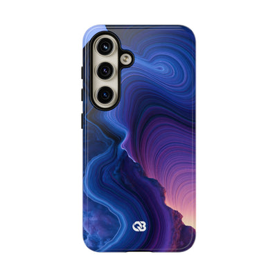 Radiant Strata · Tough Phone Case for Samsung · Blue