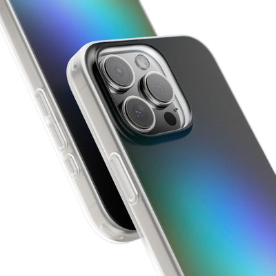 Black Lite Phone Case for iPhone - Electric Prism Grain