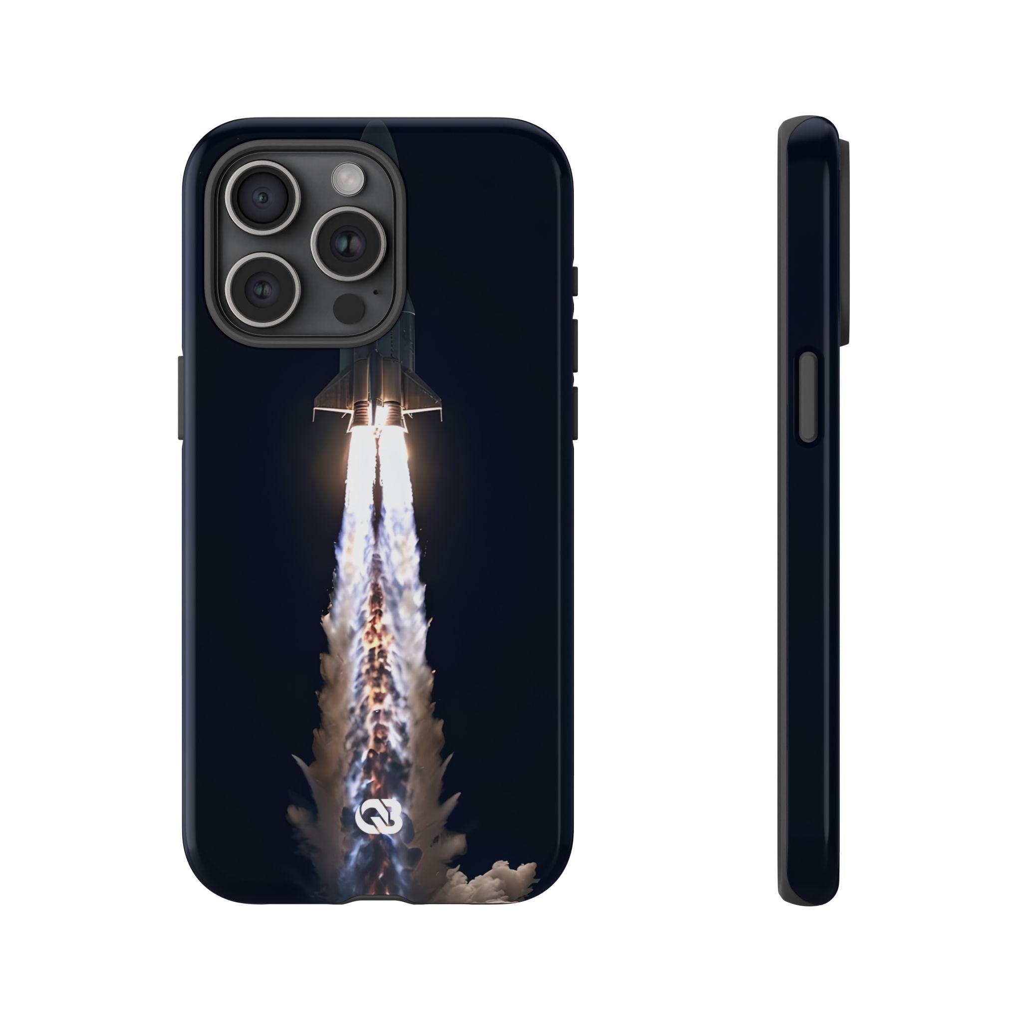 Obsidian Rocket Ascent · Tough Phone Case for iPhone