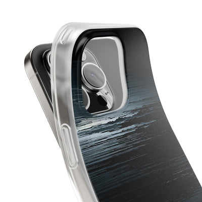 Black Lite Phone Case for iPhone - Frozen Signal Glitch