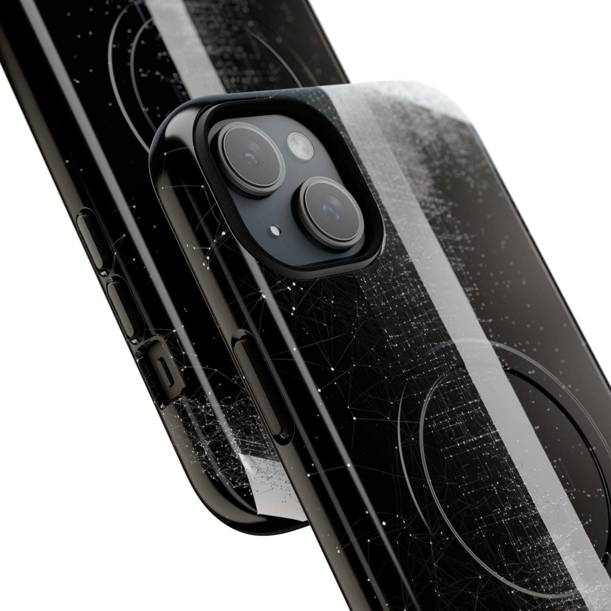 Black Tough 2.0 Magsafe Phone Case for iPhone - Vector Core Monolith
