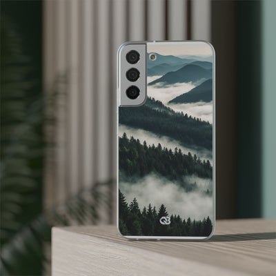 Misty Pine Peaks · Soft Phone Case for Samsung