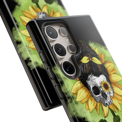 Sonnenblumen-Schädel Samsung S24 Ultra Case - Tough