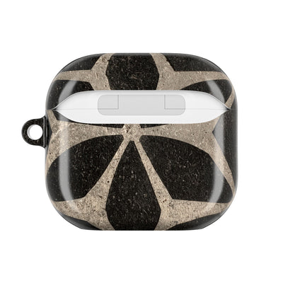 Concrete Mosaic Star · Hard Case for AirPods & AirPods Pro · Black