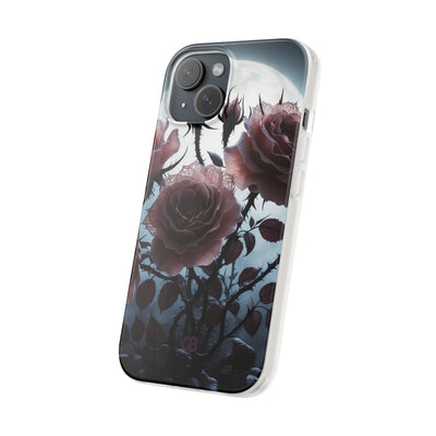 Lunar Lace Petals · Soft Coque de téléphone pour iPhone