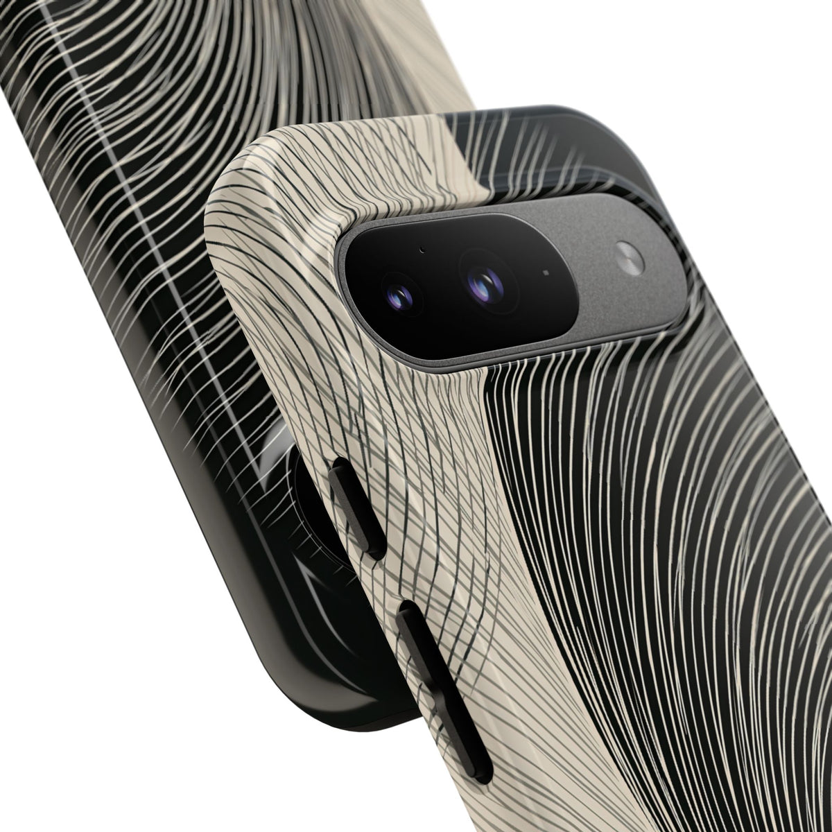 Minimal Frond Study · Tough Phone Case for Pixel ·  Black