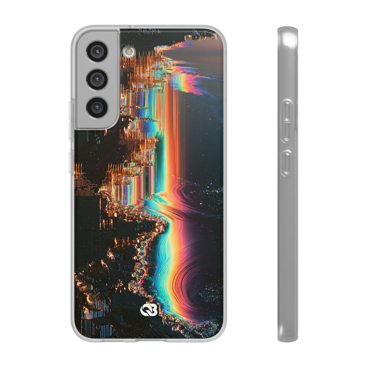 Prismatic Circuit · Lite Phone Case for Samsung · Black