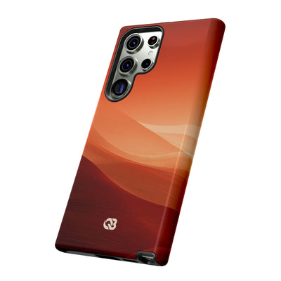 Amber Dune Horizon · Tough Phone Case for Samsung · Orange
