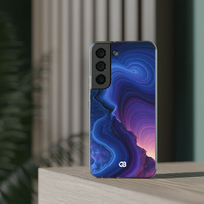 Radiant Strata · Lite Phone Case for Samsung · Blue