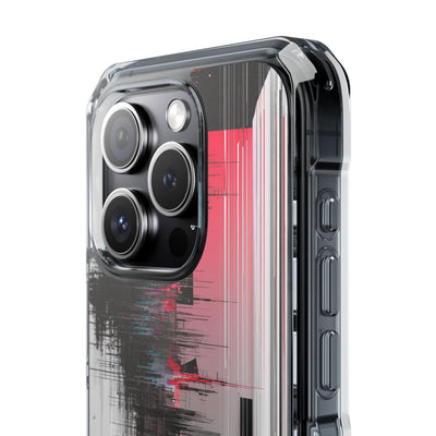 Black Impact MagSafe Phone Case for iPhone - Crimson Data Leak