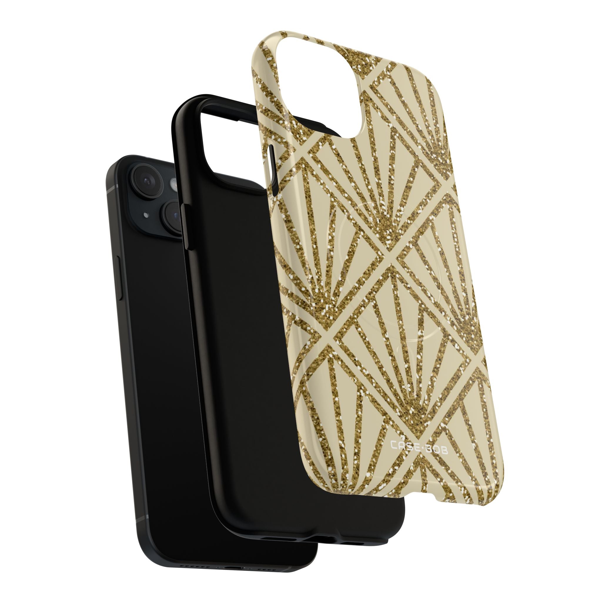 Gold Diamond Radiance iPhone 15 Plus Case - Tough+
