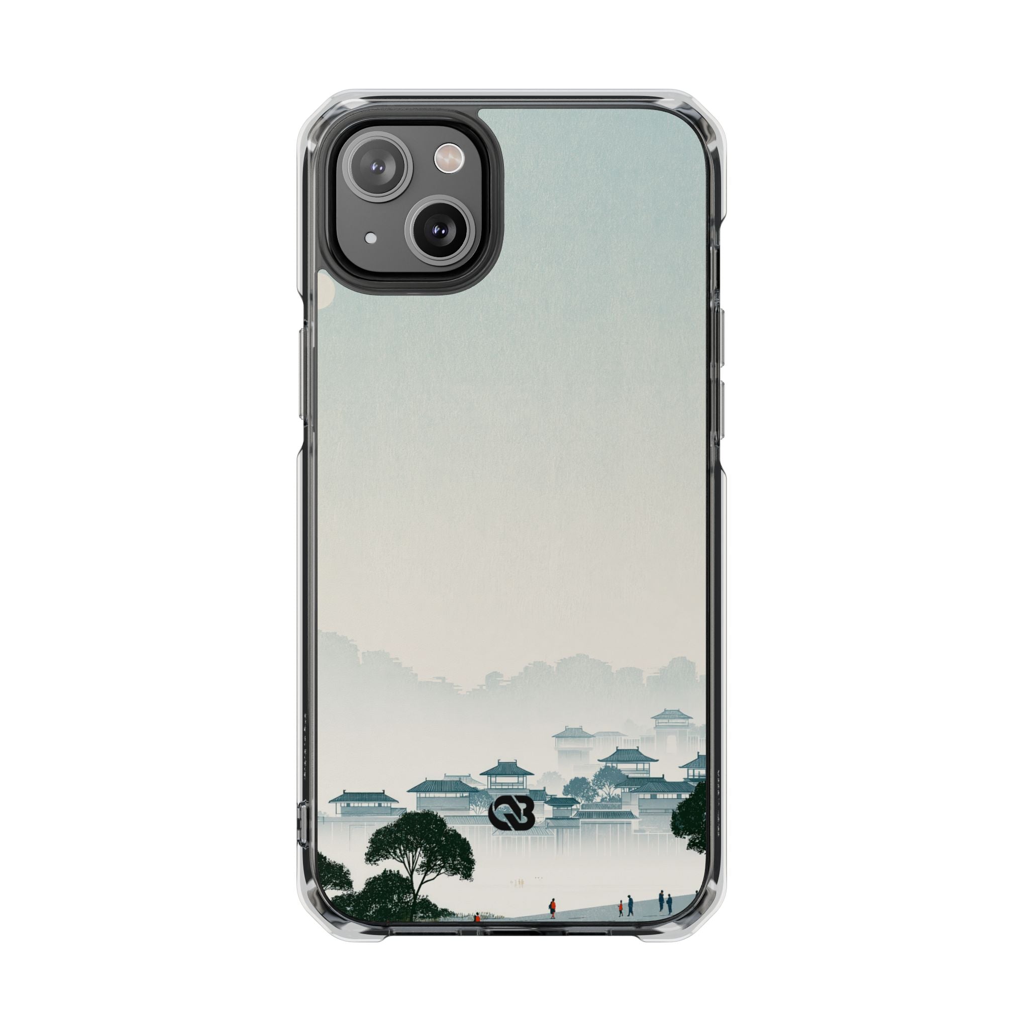 Blue Impact MagSafe Phone Case for iPhone - Mist Valley Pagoda