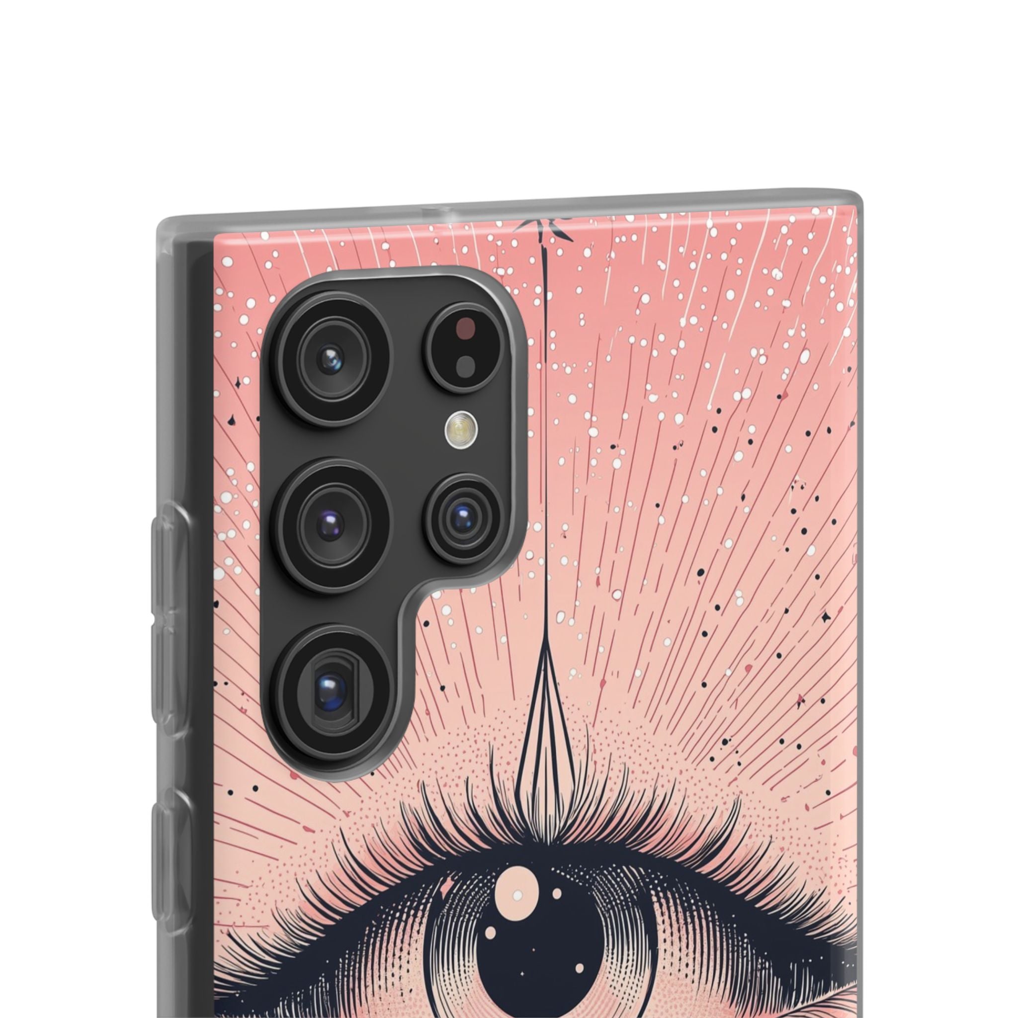 Obsidian Cosmic Gaze · Soft Coque de téléphone pour Samsung