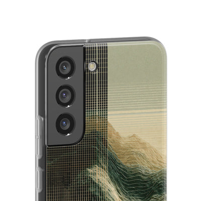 Beige Lite Phone Case for Samsung - Veridian Data Ridge