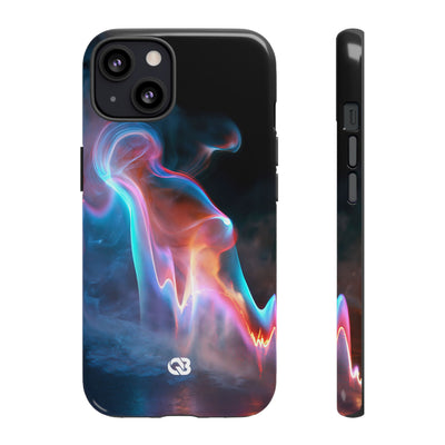Neon Waveform · Tough Phone Case for iPhone · Black