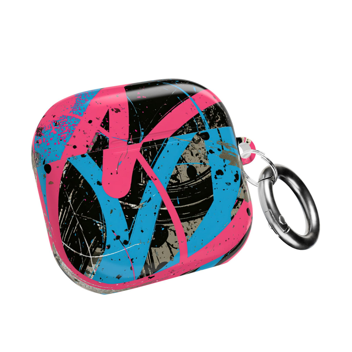 Cyber Splatter Flow · Hard Case for AirPods & AirPods Pro · Pink
